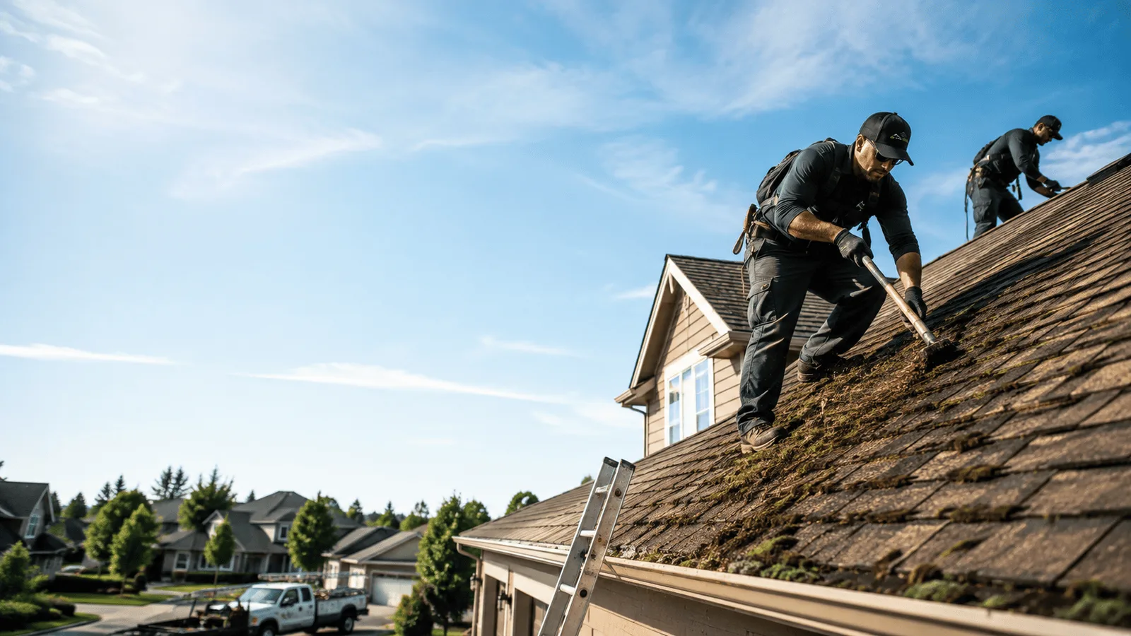 Roof Moss Removal in Chrisney, IN near me